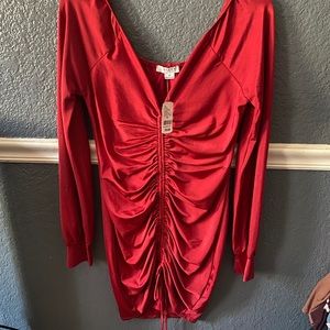 NWT red pretty dress.